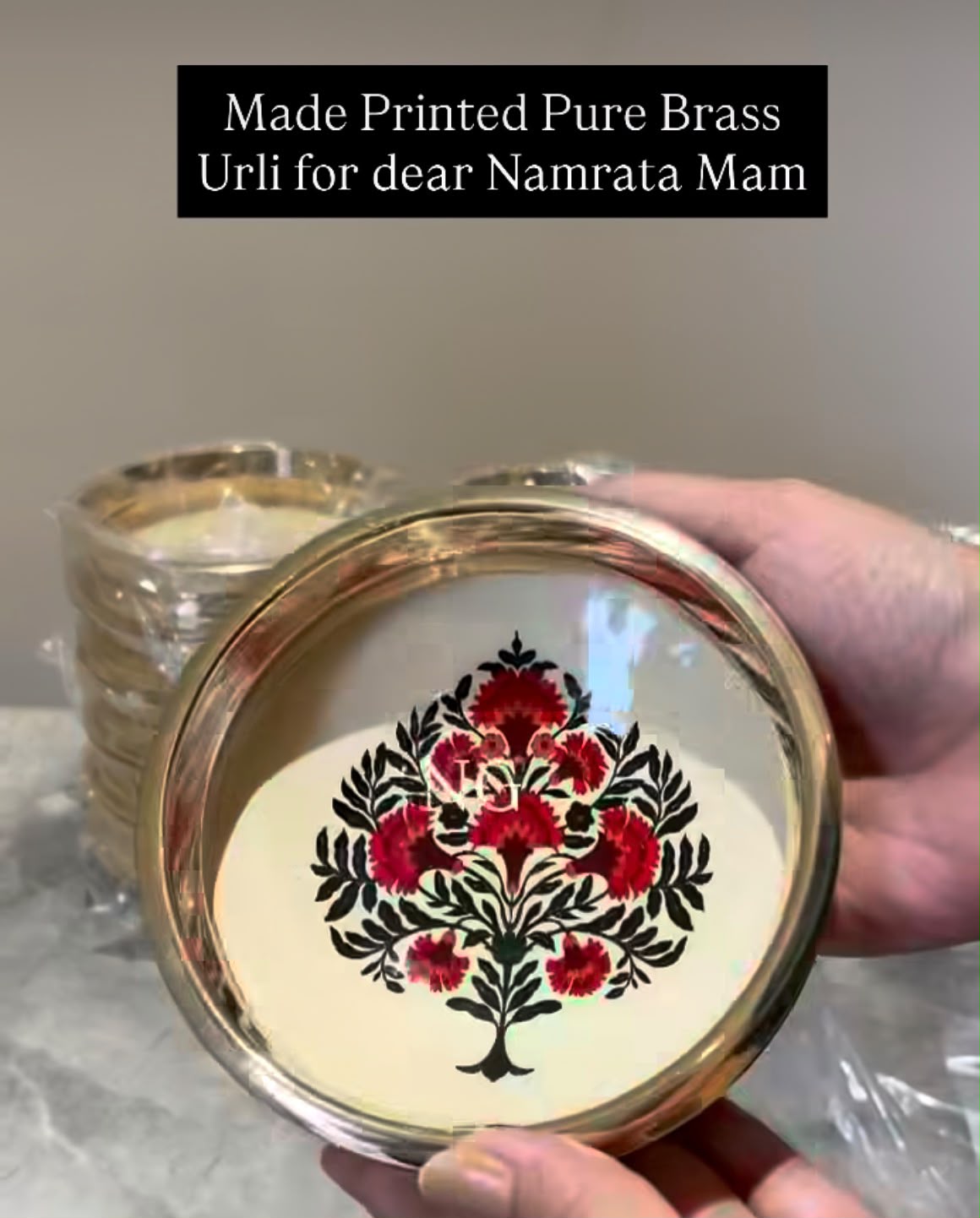 Printed Brass Urli
