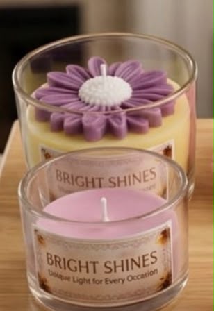 Bright Shines Votive Candle (Pair)
