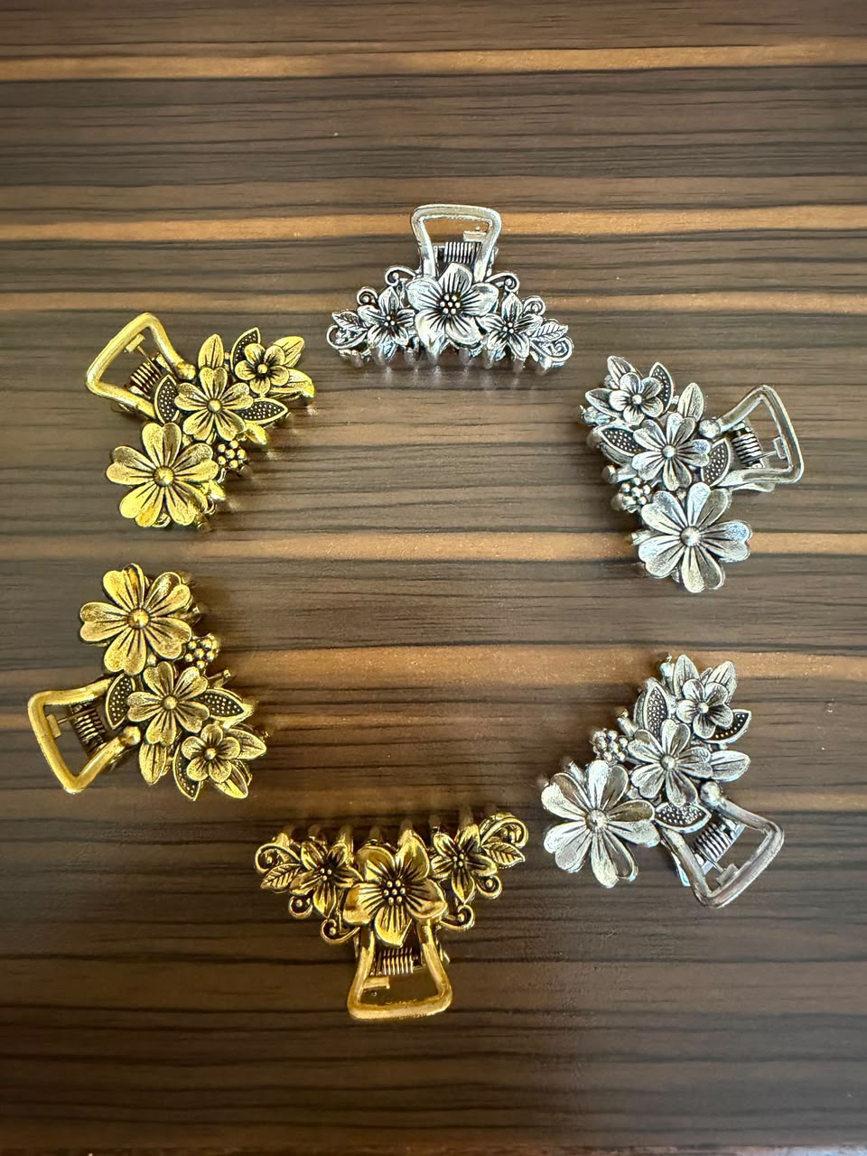 Antique Floral Hair Claw