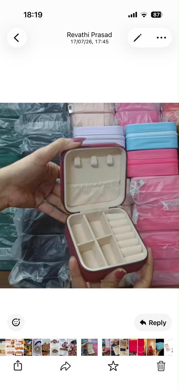 Travel Jewellery Organiser